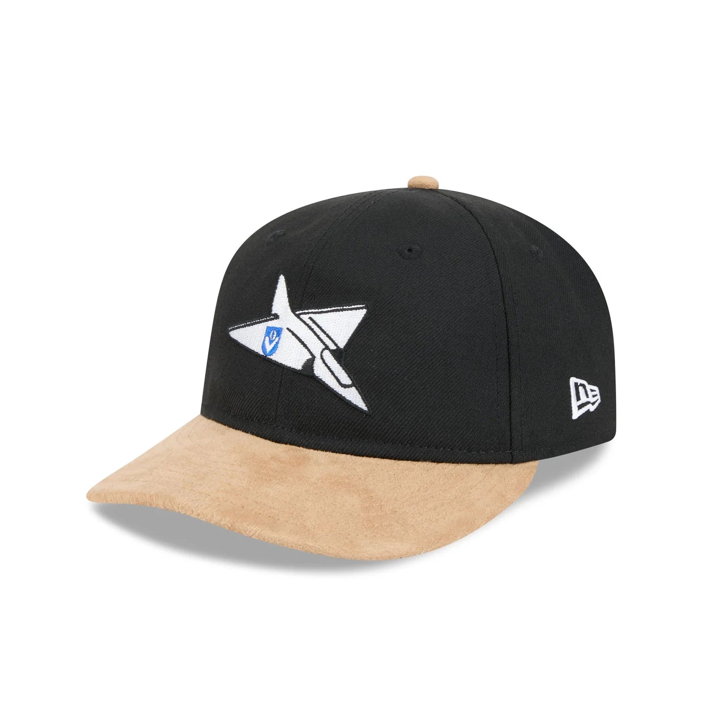 Essendon Bombers Hat - AFL 2025 Retro Contrast Suede 9Fifity Strapback Cap - New Era